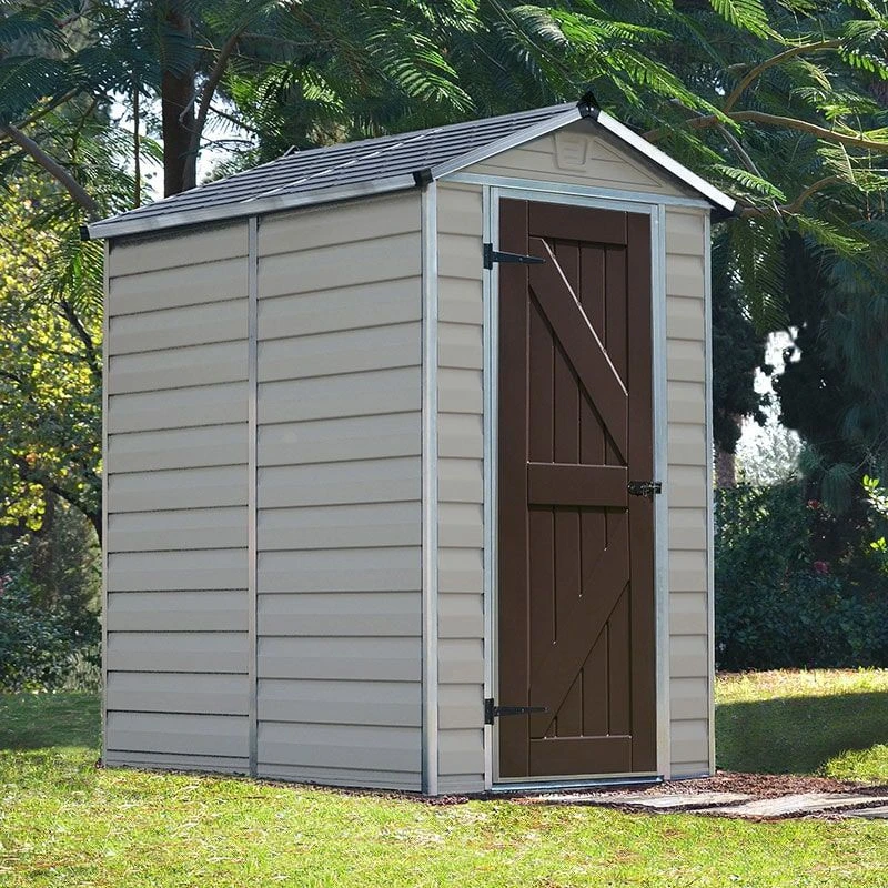 4' X 6' Palram Canopia Tan Skylight Plastic Shed (1.21m X 1.77m) 1 4' X 6' Palram Canopia Tan Skylight Plastic Shed (1.21m X 1.77m)