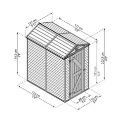 4' X 6' Palram Canopia Tan Skylight Plastic Shed (1.21m X 1.77m) 14 4' X 6' Palram Canopia Tan Skylight Plastic Shed (1.21m X 1.77m) -Lifetina Shop 02 703474bun 4x6 palram canopia tan skylight shed drawing min