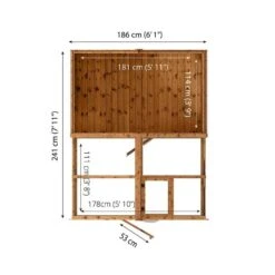 8'x6' (2.4x1.8m) Mercia Shiplap Wooden Apex Greenhouse Combi Shed -Lifetina Shop 02 si 004 001 0024 drawing min