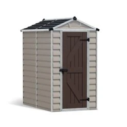 4' X 6' Palram Canopia Tan Skylight Plastic Shed (1.21m X 1.77m) 23 4' X 6' Palram Canopia Tan Skylight Plastic Shed (1.21m X 1.77m) -Lifetina Shop 03 703474bun 4x6 palram canopia tan skylight shed render min