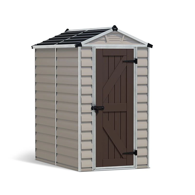 4' X 6' Palram Canopia Tan Skylight Plastic Shed (1.21m X 1.77m) 12 4' X 6' Palram Canopia Tan Skylight Plastic Shed (1.21m X 1.77m) - Image 12
