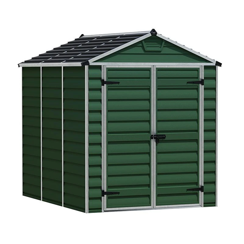 6' X 8' Palram Canopia Dark Green Skylight Plastic Shed (1.85m X 2.29m) 14 6' X 8' Palram Canopia Dark Green Skylight Plastic Shed (1.85m X 2.29m) - Image 14