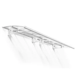 14' X 5' Palram Canopia Bordeaux 4460 Large Door Canopy - White Mist (4.47m X 1.39m) -Lifetina Shop 03 706830 14x5 pc bordeaux wm render min 1