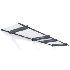 14' X 3' Palram Canopia Nancy 4100 Door Canopy - Grey (4.11m X 0.94m) -Lifetina Shop 03 706957 14x3 pc nancy render min