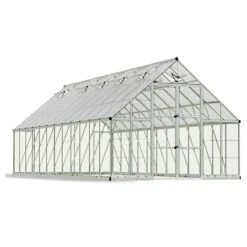 10' X 24' Palram Canopia Balance Silver Large Greenhouse (3.04m X 7.24m) -Lifetina Shop 04 707014 10x24 pc balance render min