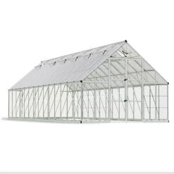 10' X 28' Palram Canopia Balance Silver Large Greenhouse (3.04m X 8.44m) -Lifetina Shop 04 707015 10x28 pc balance render min