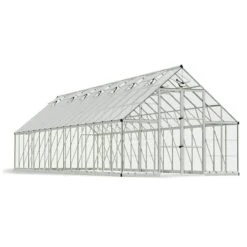 10' X 32' Palram Canopia Balance Silver Extra-Large Greenhouse (3.04m X 9.64m) -Lifetina Shop 04 707016 10x32 pc balance render min