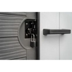 10' X 7' Suncast Modernist Plastic Garden Storage Shed With Barn-Style Door (3.28m X 2.22m) -Lifetina Shop 04 bms9000 suncast modernist 10x7 feature1 min