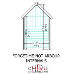 Shire Forget-Me-Not Garden Arbour Seat 5'x3' -Lifetina Shop 04 fomn0503dsl 1aa drawing2 min