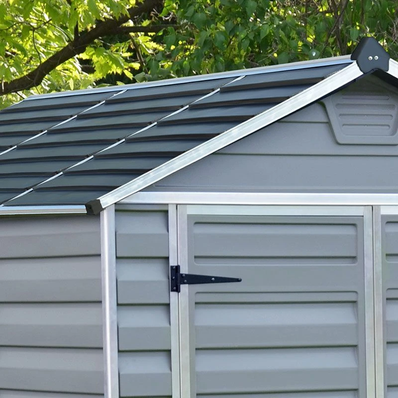 6' X 3' Palram Canopia Grey Skylight Plastic Shed (1.85m X 0.9m) 8 6' X 3' Palram Canopia Grey Skylight Plastic Shed (1.85m X 0.9m) - Image 8