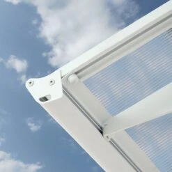 21' X 5' Palram Canopia Bordeaux 6690 Large Door Canopy - White Mist (6.71m X 1.39m) -Lifetina Shop 06 706831 21x5 pc bordeaux wm feature min