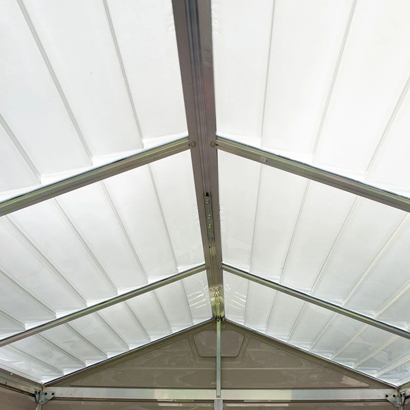 4' X 6' Palram Canopia Tan Skylight Plastic Shed (1.21m X 1.77m) 7 4' X 6' Palram Canopia Tan Skylight Plastic Shed (1.21m X 1.77m) - Image 7