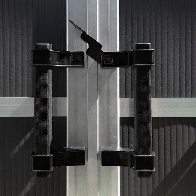 11' X 13.1' Palram Canopia Yukon Dark Grey Skylight Plastic Shed (3.32m X 3.93m) 8 11' X 13.1' Palram Canopia Yukon Dark Grey Skylight Plastic Shed (3.32m X 3.93m) - Image 8