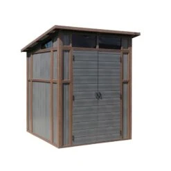7’ X 7’ Mercia Premium Composite Pent Shed (2.03m X 2.08m) -Lifetina Shop 08 esdxl30pls027 mercia 7x7 composite shed render1 min