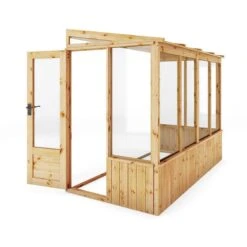 8'2 X 4'4 (2.49x1.32m) Mercia 84 Wooden Lean-To Greenhouse -Lifetina Shop 08 si 004 001 0005 render4 min 1