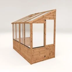 8' X 4' Mercia Shiplap Wooden Lean To Greenhouse (2.4m X 1.3m) -Lifetina Shop 08 si 004 001 0027 render5 min