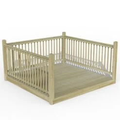 8' X 8' Forest Patio Deck Kit No. 4 (2.4m X 2.4m)