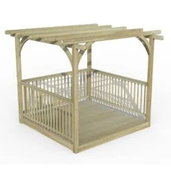 8' X 8' Forest Pergola Deck Kit No. 3 (2.4m X 2.4m)