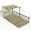 8' X 16' Forest Pergola Deck Kit With Retractable Canopy No. 6 (2.4m X 4.8m)