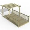 8' X 16' Forest Pergola Deck Kit With Retractable Canopy No. 8 (2.4m X 4.8m)