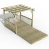 8' X 16' Forest Pergola Deck Kit With Retractable Canopy No. 9 (2.4m X 4.8m)