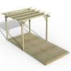 8' X 16' Forest Pergola Deck Kit With Retractable Canopy No. 1 (2.4m X 4.8m)