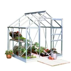 6’4 X 6'5 Halls Popular 66 Small Greenhouse (1.93 X 1.95m) 7 6’4 X 6'5 Halls Popular 66 Small Greenhouse (1.93 X 1.95m) -Lifetina Shop 1. popular 66 base 800px cutout