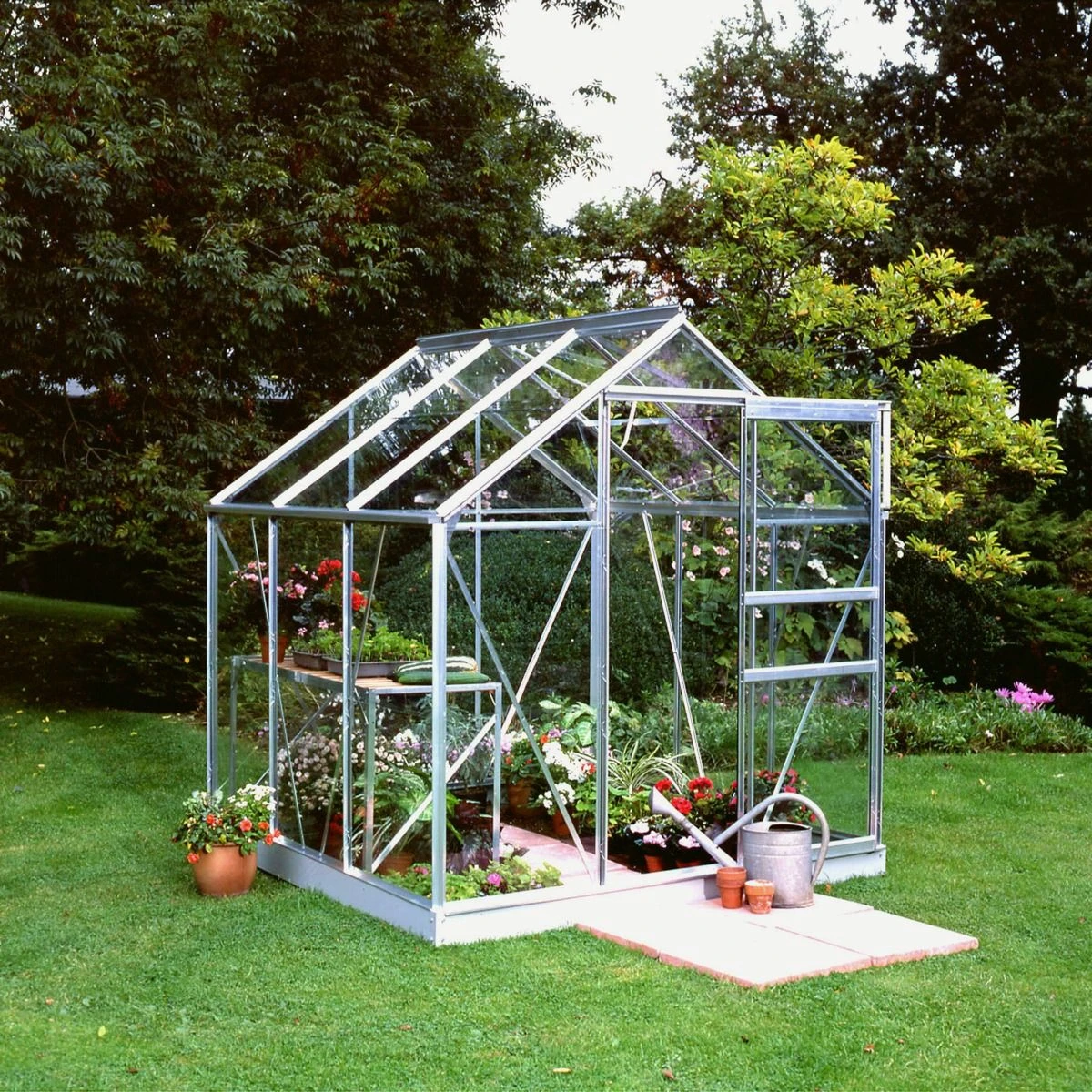 6’4 X 6'5 Halls Popular 66 Small Greenhouse (1.93 X 1.95m) 5 6’4 X 6'5 Halls Popular 66 Small Greenhouse (1.93 X 1.95m) - Image 5