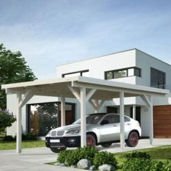 12' X 17' Palmako Karl Wooden Carport (3.6m X 5.1m)