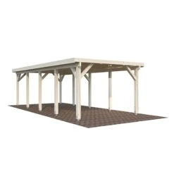 12' X 25' Palmako Karl Wooden Carport (3.6m X 7.6m) -Lifetina Shop 101025bun 12x25 palmako karl carport cutout1 min