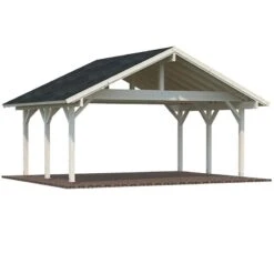 21' X 17' Palmako Robert Wooden Carport (6.3m X 5.1m) -Lifetina Shop 101029bun 21x17 palmako robert carport cutout min