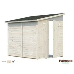 8' X 6' Palmako Mia Heavy Duty Lean To Shed (2.4m X 1.8m) -Lifetina Shop 101076 7x5 palmako mia lean to shed cutout min