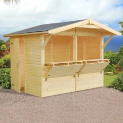 9' X 6' Palmako Stella (16mm) Premium Large Wooden Garden Bar (2.7m X 1.9m)