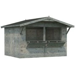 10'5 X 8'5 Palmako Stella (16mm) Premium Extra Large Wooden Garden Bar (3.2m X 2.6m) -Lifetina Shop 101141 10x8 palmako stella garden bar cutout1 min