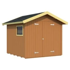 9' X 9'5 Palmako Nils Heavy Duty Wooden Apex Shed (2.8m X 2.9m) -Lifetina Shop 101180 8x8 palmako nils shed cutout2 min