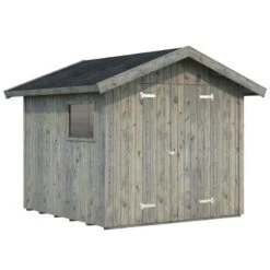 9' X 9'5 Palmako Nils Heavy Duty Wooden Apex Shed (2.8m X 2.9m) -Lifetina Shop 101180 8x8 palmako nils shed cutout4 min