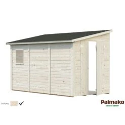 12' X 6' Palmako Mia Heavy Duty Lean To Shed (3.5m X 1.8m) -Lifetina Shop 101184 11x5 palmako mia lean to shed cutout min