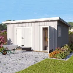 15' X 11' Palmako Kalle (88mm) Premium Multi-room Shed (4.5m X 3.3m)