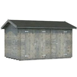 13'5 X 8'5 Palmako Jari (28mm) Premium Nordic Shed (4.1m X 2.6m) -Lifetina Shop 101324 13x8 palmako jari shed cutout2 min