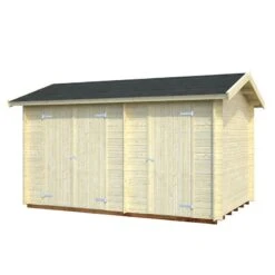 13'5 X 8'5 Palmako Jari (28mm) Premium Nordic Shed (4.1m X 2.6m) -Lifetina Shop 101324 palmako jari premium nordi shed 28mm cutout min