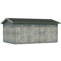 17' X 10'5 Palmako Jari Premium (28mm) Multi-room Shed (5.2m X 3.2m) -Lifetina Shop 101338 17x10 palmako jari shed cutout2 min