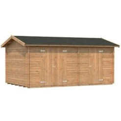17' X 10'5 Palmako Jari Premium (28mm) Multi-room Shed (5.2m X 3.2m) -Lifetina Shop 101338 17x10 palmako jari shed cutout3 min