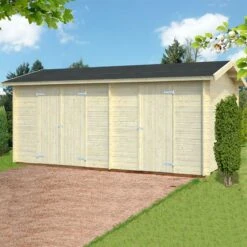 17' X 10'5 Palmako Jari Premium (28mm) Multi-room Shed (5.2m X 3.2m)