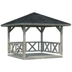 3x3m (10'x10') Palmako Betty Garden Pavilion - Luxury Gazebo -Lifetina Shop 103798 3 x 3m palmako betty pavilion cutout2 min