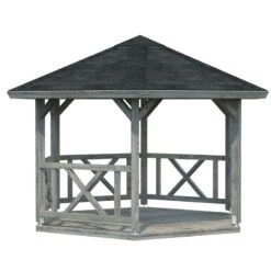 3.3x3.3m (11'x11') Palmako Betty Garden Pavilion - Luxury Gazebo -Lifetina Shop 103879 3 3 x 3 3m palmako betty pavilion cutout2 min