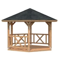 3.3x3.3m (11'x11') Palmako Betty Garden Pavilion - Luxury Gazebo -Lifetina Shop 103879 3 3 x 3 3m palmako betty pavilion cutout3 min
