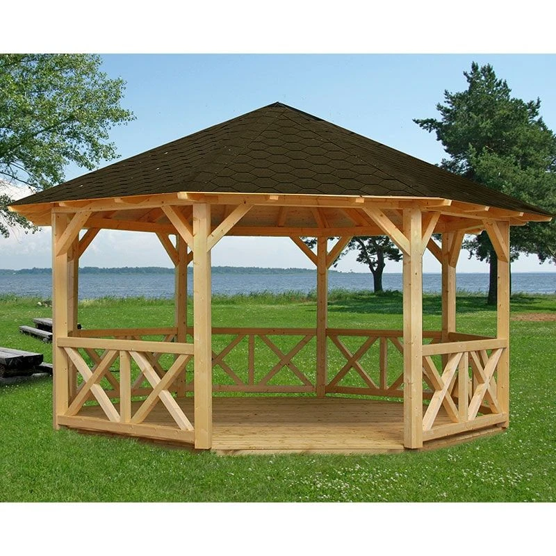 4.5x4.5m (15'x15') Palmako Betty Garden Pavilion - Luxury Gazebo 4 4.5x4.5m (15'x15') Palmako Betty Garden Pavilion - Luxury Gazebo - Image 4