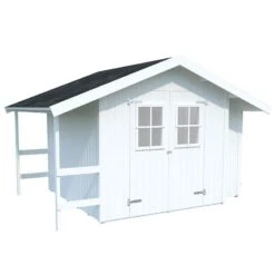 13' X 10' Palmako Marcus Heavy Duty Wooden Apex Shed (3.8m X 2.9m) -Lifetina Shop 107218 8x8 palmako marcus wooden shed cutout3 min