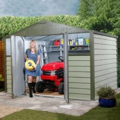 10' X 8' Trimetals Premium Titan 108 Metal Shed (2.98m X 2.37m)