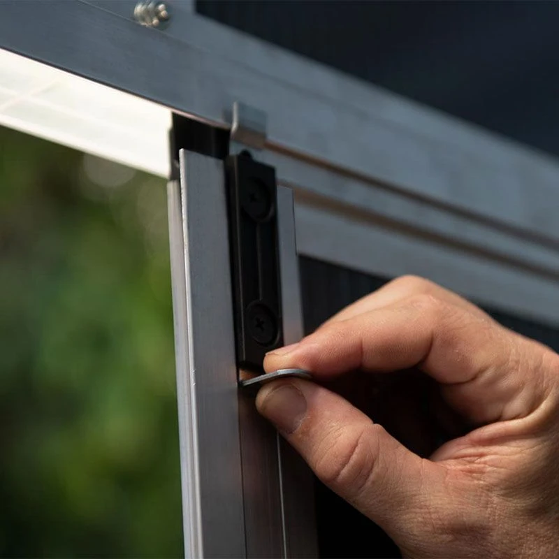 11' X 13.1' Palram Canopia Yukon Dark Grey Skylight Plastic Shed (3.32m X 3.93m) 10 11' X 13.1' Palram Canopia Yukon Dark Grey Skylight Plastic Shed (3.32m X 3.93m) - Image 10